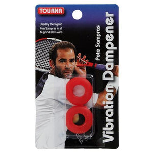 Sampras Red Vibration Tennis Dampener Accessories Tourna