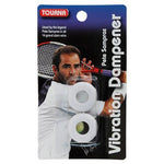 Sampras White Vibration Tennis Dampener Accessories Tourna