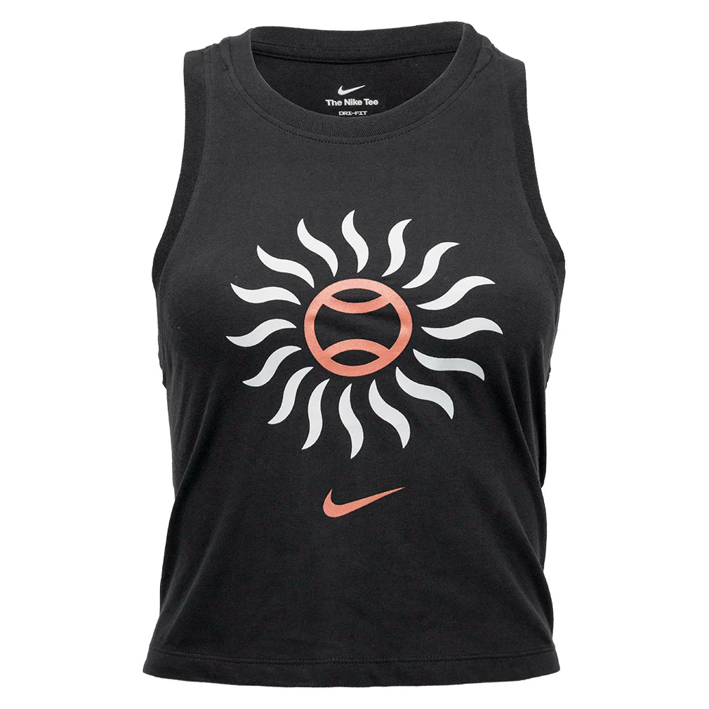 Women`s Dri-Fit Cotton Crop Tennis Tank Apparel Nike