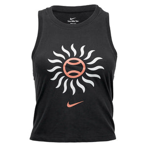 Women`s Dri-Fit Cotton Crop Tennis Tank Apparel Nike
