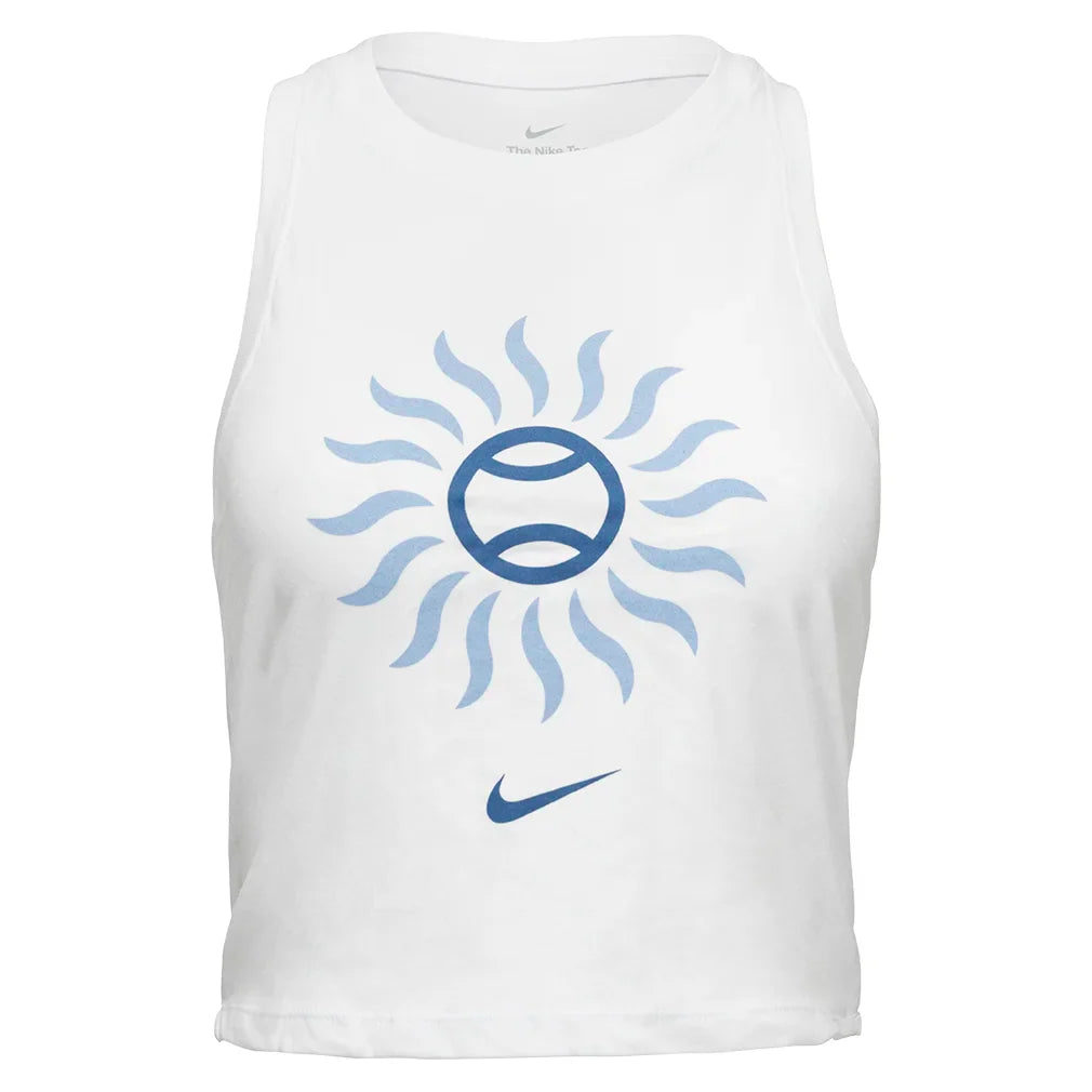 Women`s Dri-Fit Cotton Crop Tennis Tank Apparel Nike