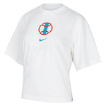 Women`s Paris Cotton Short Sleeve Boxy Tennis Top Apparel Nike