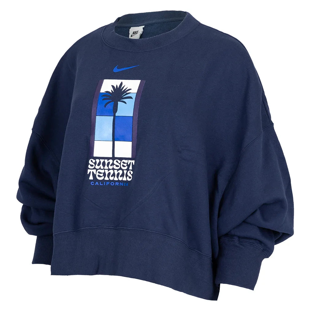 Women`s Phoenix Fleece Tennis Crew Apparel Nike