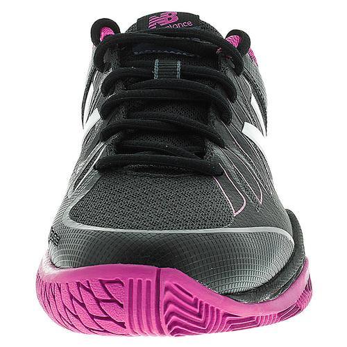 Women's 1006 2A Width Tennis Shoes Black and Pink Footwear New Balance