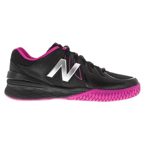 Women's 1006 2A Width Tennis Shoes Black and Pink Footwear New Balance