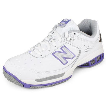Women's WC806 2E Width Tennis Shoes White Footwear New Balance