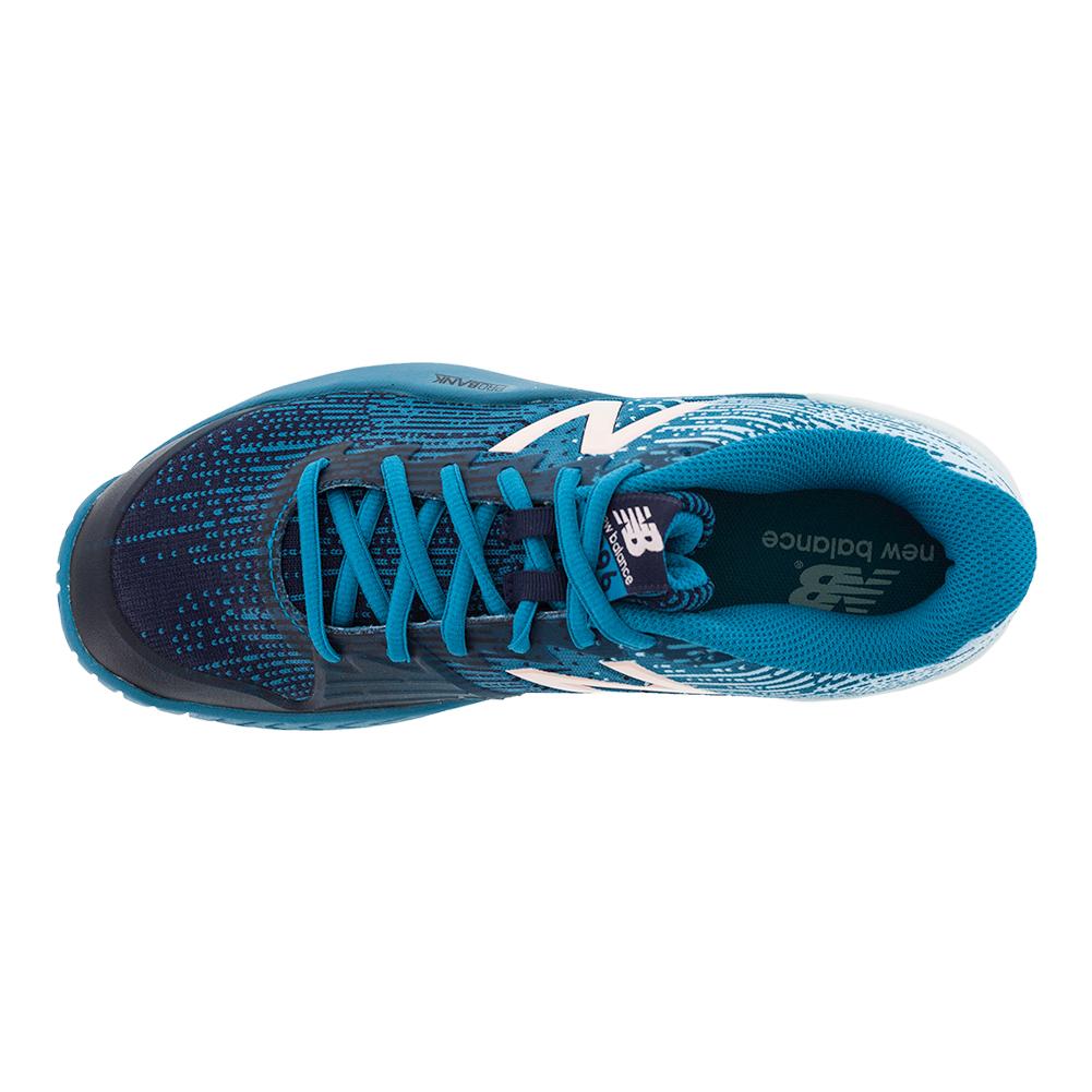 Women's 996 B Width Tennis Shoes Deep Ozone Blue Footwear New Balance