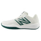 Women`s 696v6 B Width Tennis Shoes White and Marsh Green Footwear New Balance