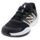 Women's 696v6 B Width Tennis Shoes Black and White Footwear New Balance