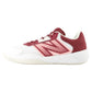 Women`s 696v6 D Width Tennis Shoes White and Monarch Burgundy Footwear New Balance