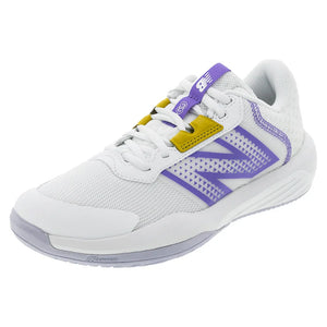 Women`s 696v6 B Width Tennis Shoes White and Daybreak Footwear New Balance