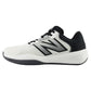 Women's 696v6 B Width Tennis Shoes White and Black Footwear New Balance