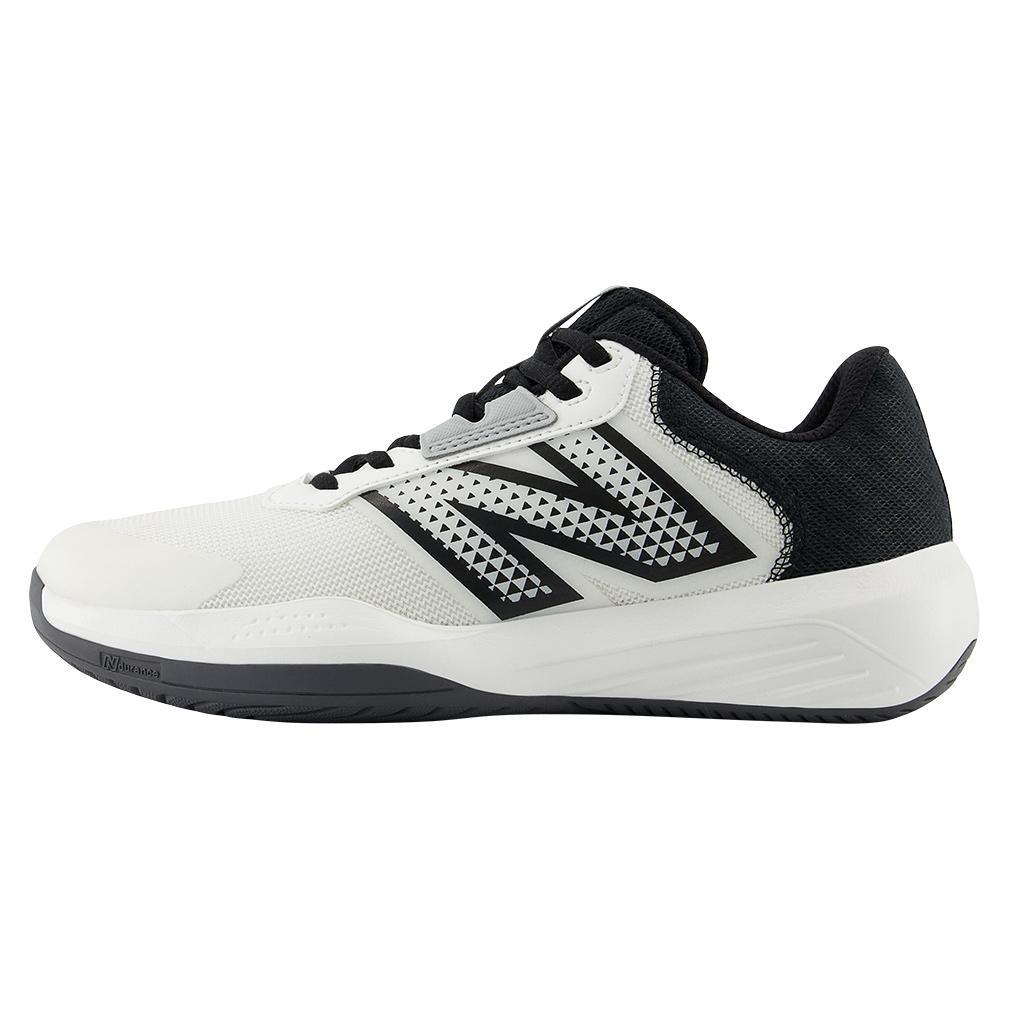 Women's 696v6 D Width Tennis Shoes White and Black Footwear New Balance
