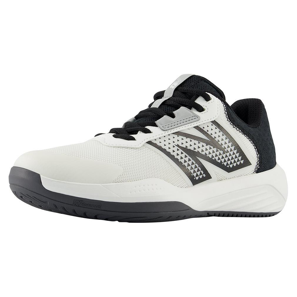 Women's 696v6 D Width Tennis Shoes White and Black Footwear New Balance