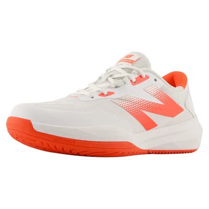 Women`s FuelCell 796v4 2E Width Tennis Shoes White and Urgent Red Footwear New Balance