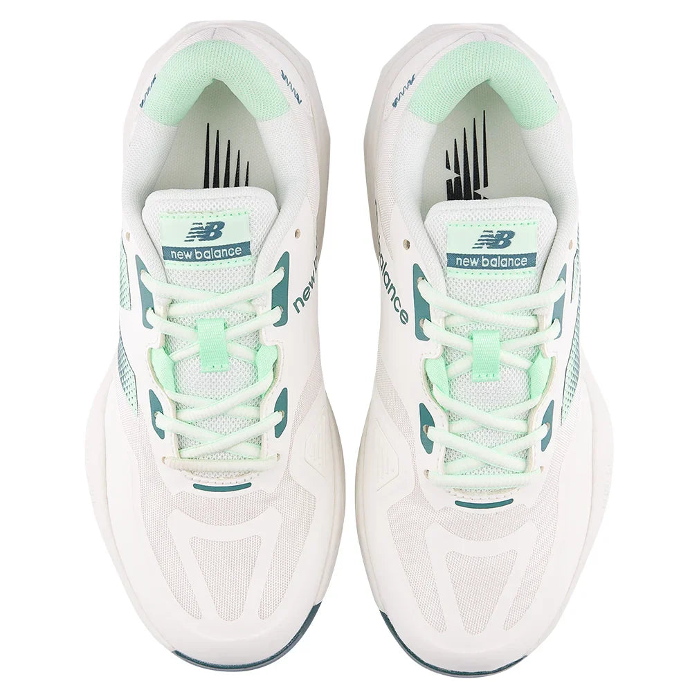 Women`s FuelCell 796v4 D Width Tennis Shoes Sea Salt and New Spruce Footwear New Balance
