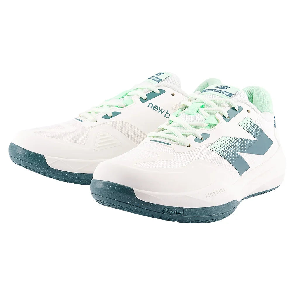 Women`s FuelCell 796v4 D Width Tennis Shoes Sea Salt and New Spruce Footwear New Balance