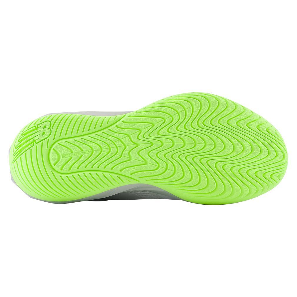 Women's FuelCell 796v4 D Width Tennis Shoes White and Bleached Lime Footwear New Balance