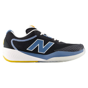 Women`s FuelCell 996v6 B Width Tennis Shoes Black and Blue Gemstone Footwear New Balance
