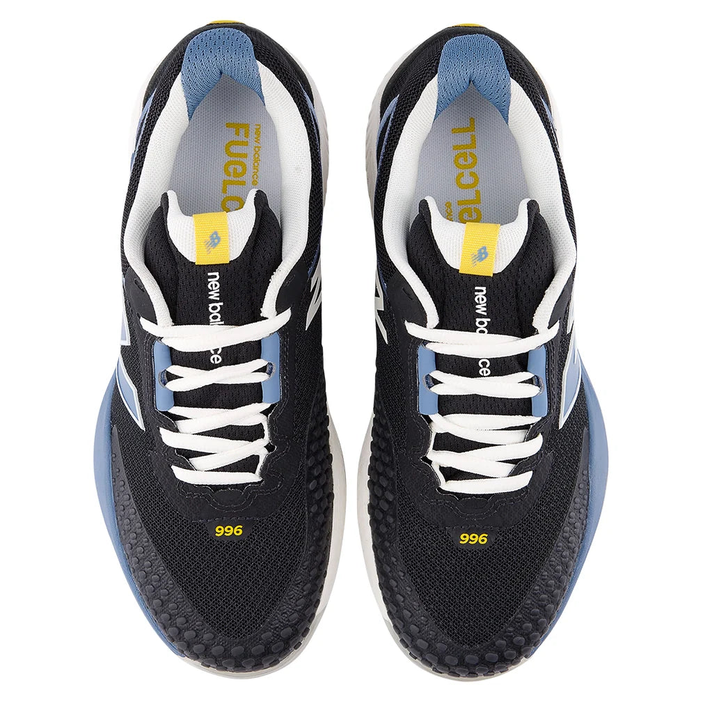 Women`s FuelCell 996v6 D Width Tennis Shoes Black and Blue Gemstone Footwear New Balance