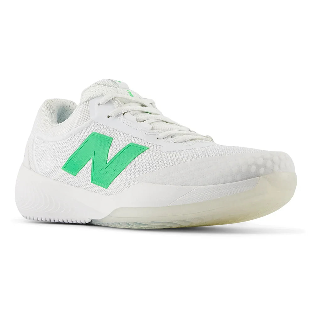 Women`s FuelCell 996v6 B Width Tennis Shoes White and Green Apple Footwear New Balance