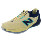 Women`s FuelCell 996v6 D Width Tennis Shoes Parchment and Navy Footwear New Balance