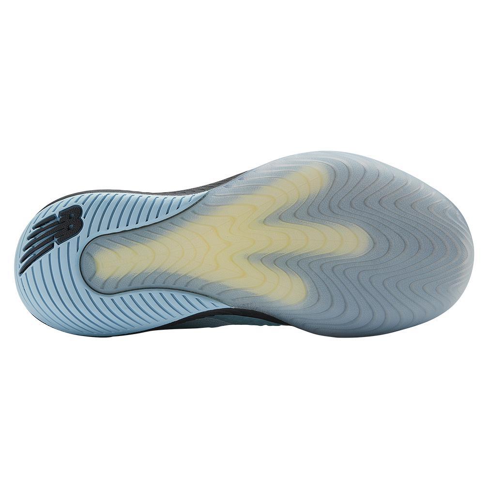 Women's FuelCell 996v6 B Width Tennis Shoes Quarry Blue and Black Footwear New Balance