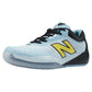 Women's FuelCell 996v6 B Width Tennis Shoes Quarry Blue and Black Footwear New Balance