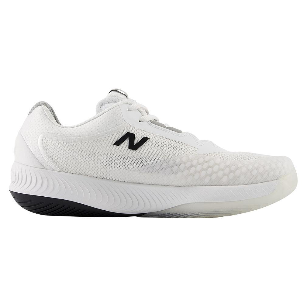 Women's FuelCell 996v6 B Width Tennis Shoes White and Black Footwear New Balance