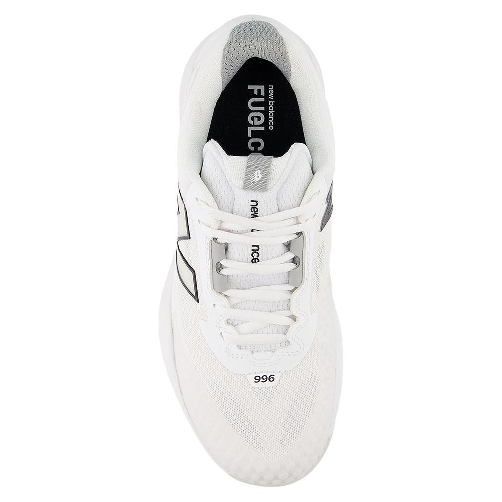 Women's FuelCell 996v6 B Width Tennis Shoes White and Black Footwear New Balance