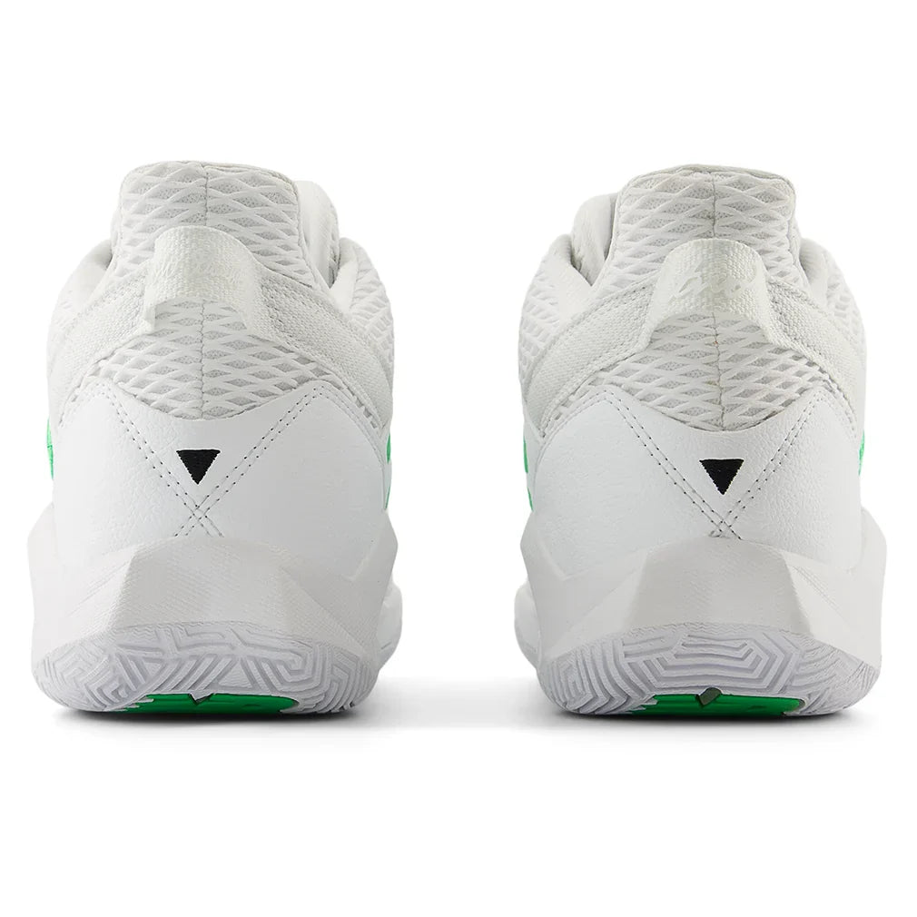 Women`s Coco CG2 D Width Tennis Shoes White and Green Apple Footwear New Balance