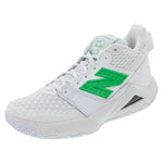 Women`s Coco CG2 D Width Tennis Shoes White and Green Apple Footwear New Balance