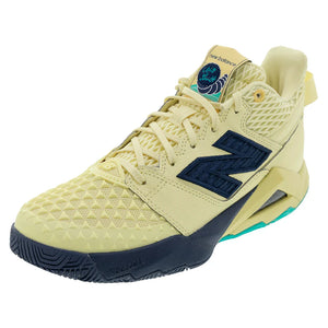 Women`s Coco CG2 B Width Tennis Shoes Parchment and Navy Footwear New Balance