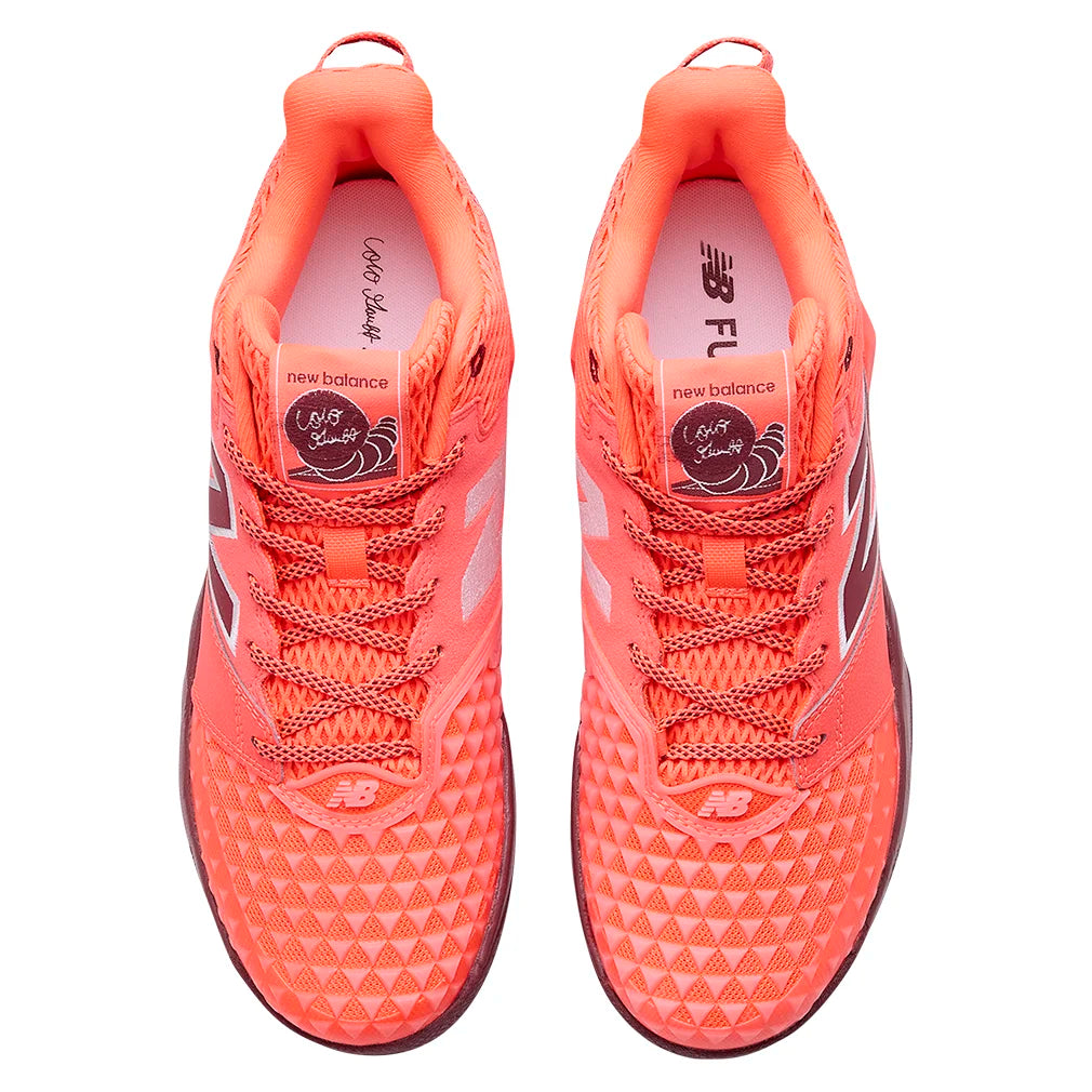 Women`s Coco CG2 D Width Tennis Shoes Urgent Red and Monarch Burgundy Footwear New Balance