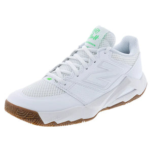 Women`s FuelCell Delray B Width Tennis Shoes White and Green Apple Footwear New Balance