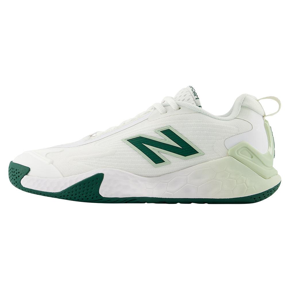 Women`s Fresh Foam X CT-Rally B Width Tennis Shoes White and Marsh Green Footwear New Balance