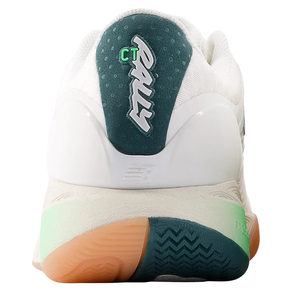 Women`s Fresh Foam X CT-Rally v2 D Width Tennis Shoes Sea Salt and Lime Leaf Footwear New Balance