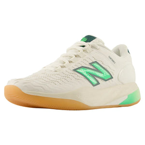 Women`s Fresh Foam X CT-Rally v2 D Width Tennis Shoes Sea Salt and Lime Leaf Footwear New Balance