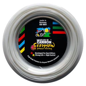 Scorpion 16L Reel Tennis Strings Strings Weiss Cannon