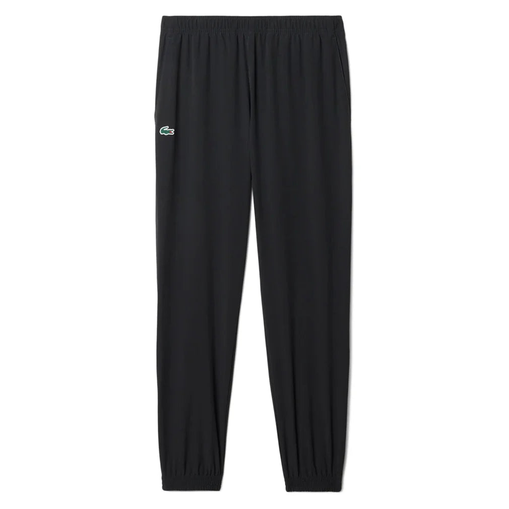 Men`s Novak Djokovic On-Court Tennis Tracksuit Set Black Apparel Lacoste