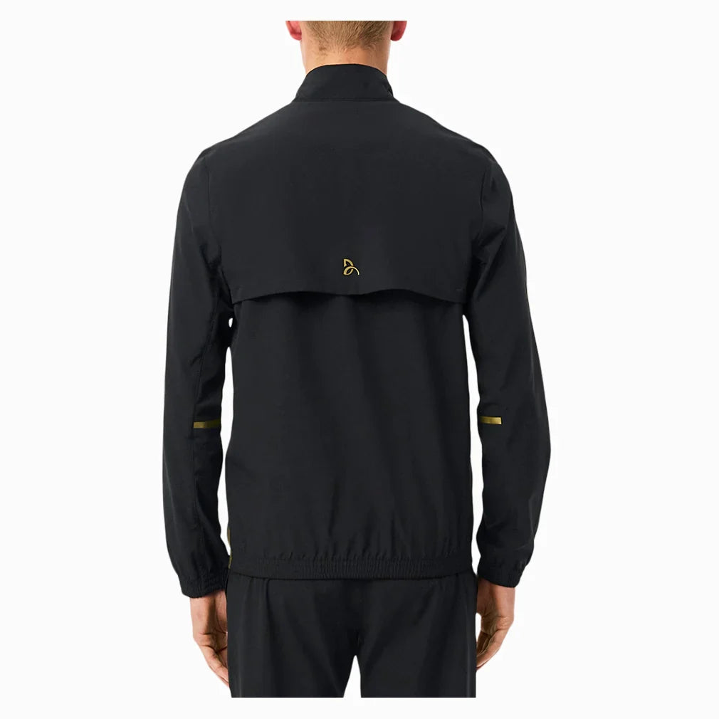 Men`s Novak Djokovic On-Court Tennis Tracksuit Set Black Apparel Lacoste
