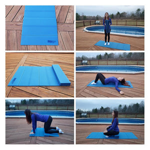 Foldable Yoga Mat Training Equipment Oncourt Offcourt