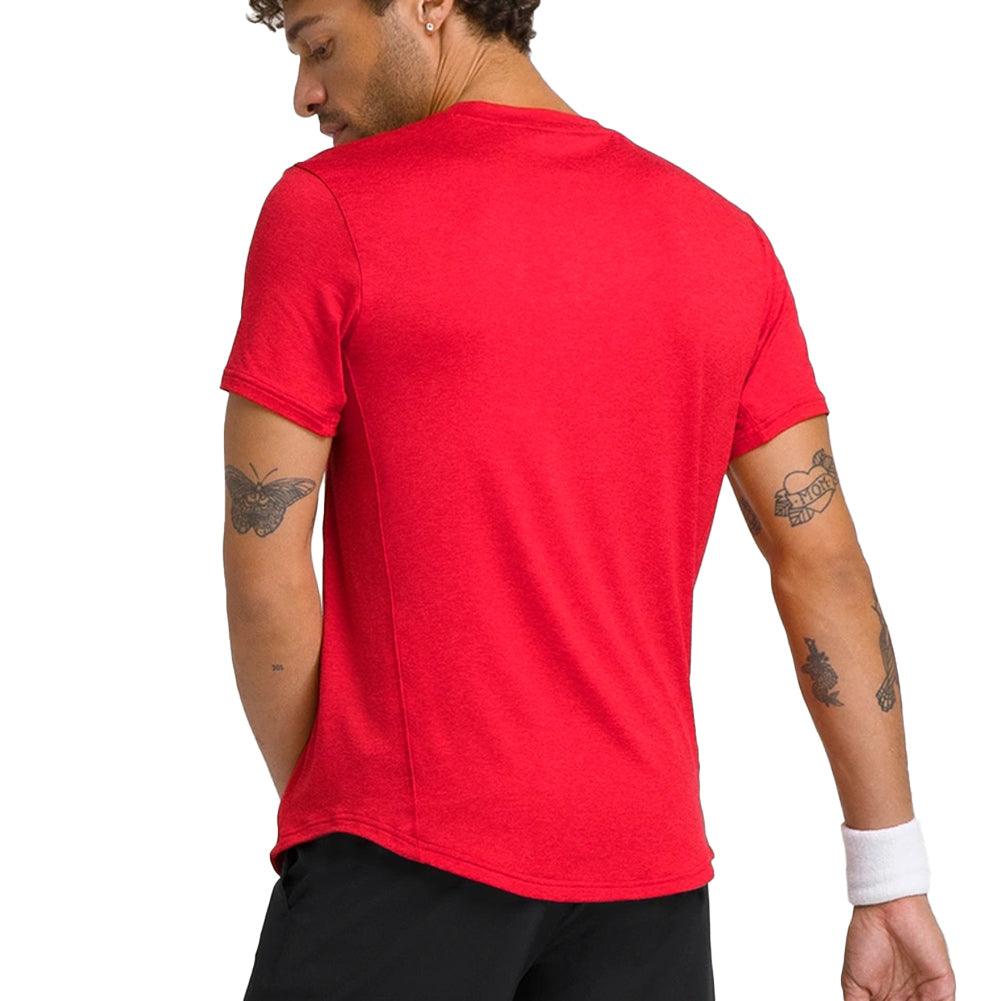 Men`s Everyday Performance Tennis Tee Infrared Apparel Wilson