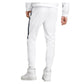 Men's Grand Slam Tennis Jogger Bright White and Classic Navy Apparel Wilson