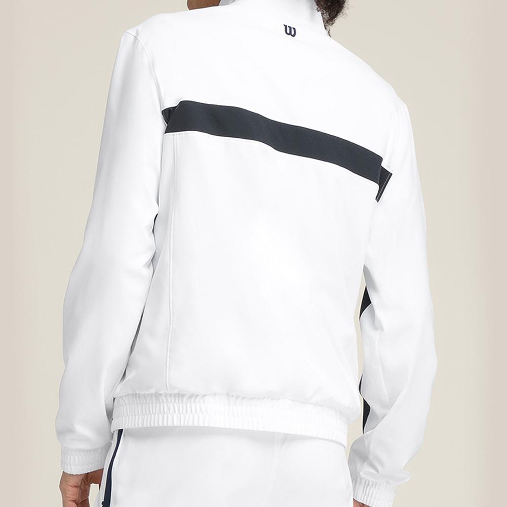 Men's Grand Slam Tennis Jacket Bright White Apparel Wilson