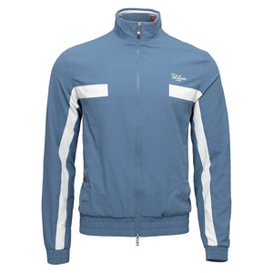 Men`s Grand Slam Tennis Jacket Slate Blue Apparel Wilson