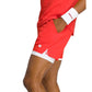 Men`s 7 inch Unlined Tournament V2 Tennis Short Infrared Apparel Wilson