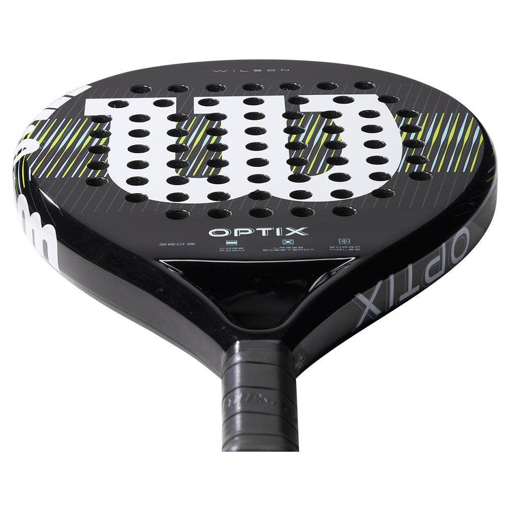Optix V1 Padel Paddle Black Padel Racquets Wilson