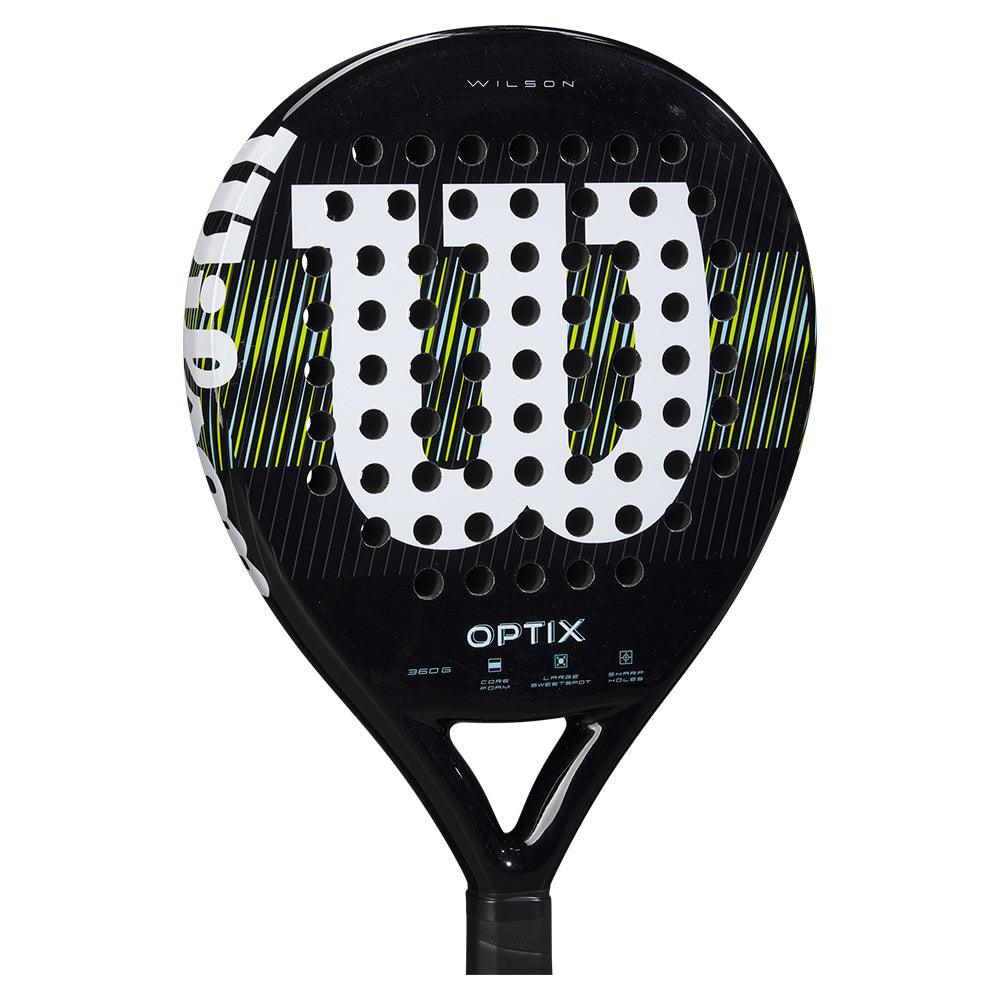 Optix V1 Padel Paddle Black Padel Racquets Wilson