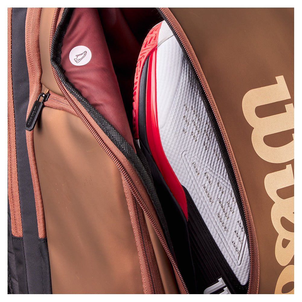 Pro Staff v14.0 Super Tour Tennis Backpack Desert Bronze Bags Wilson